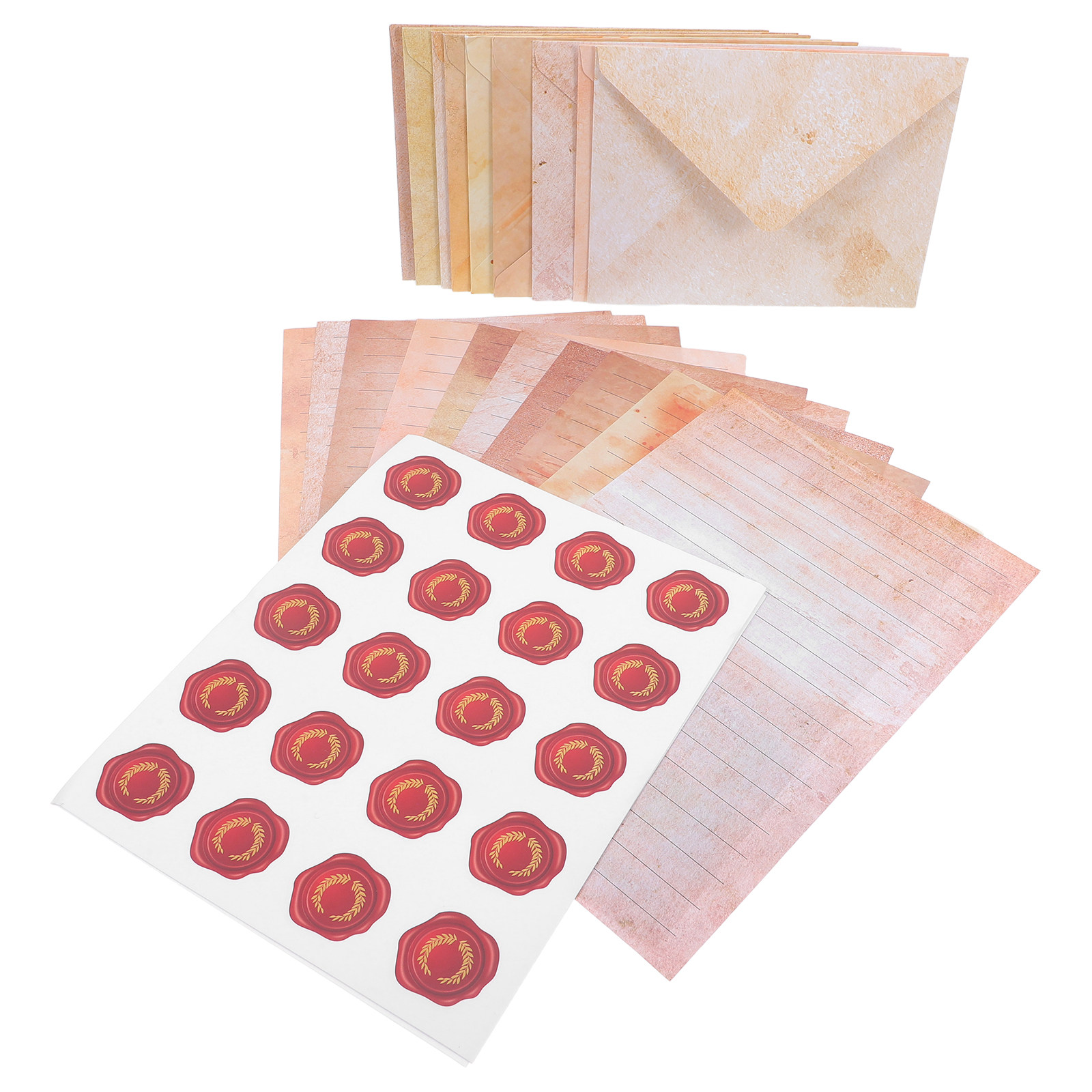 Papercraft Supply Invitation - 1Set Vintage Letter Stationery Set Lined