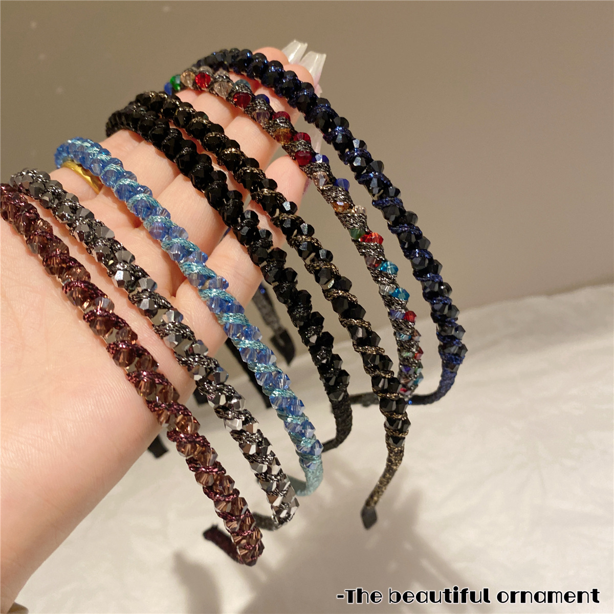 Event Suppliers - Korean Crystal Bezel Headwear Women Headband