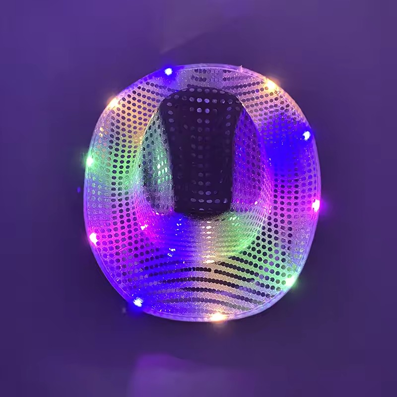 Blinky LED Light Cowboy Cowgir - Party Hat Cone 评论和价格