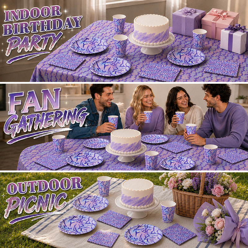 Anime Cosplay Gathering Suppli - Table Cloth Disposable 评论和价格