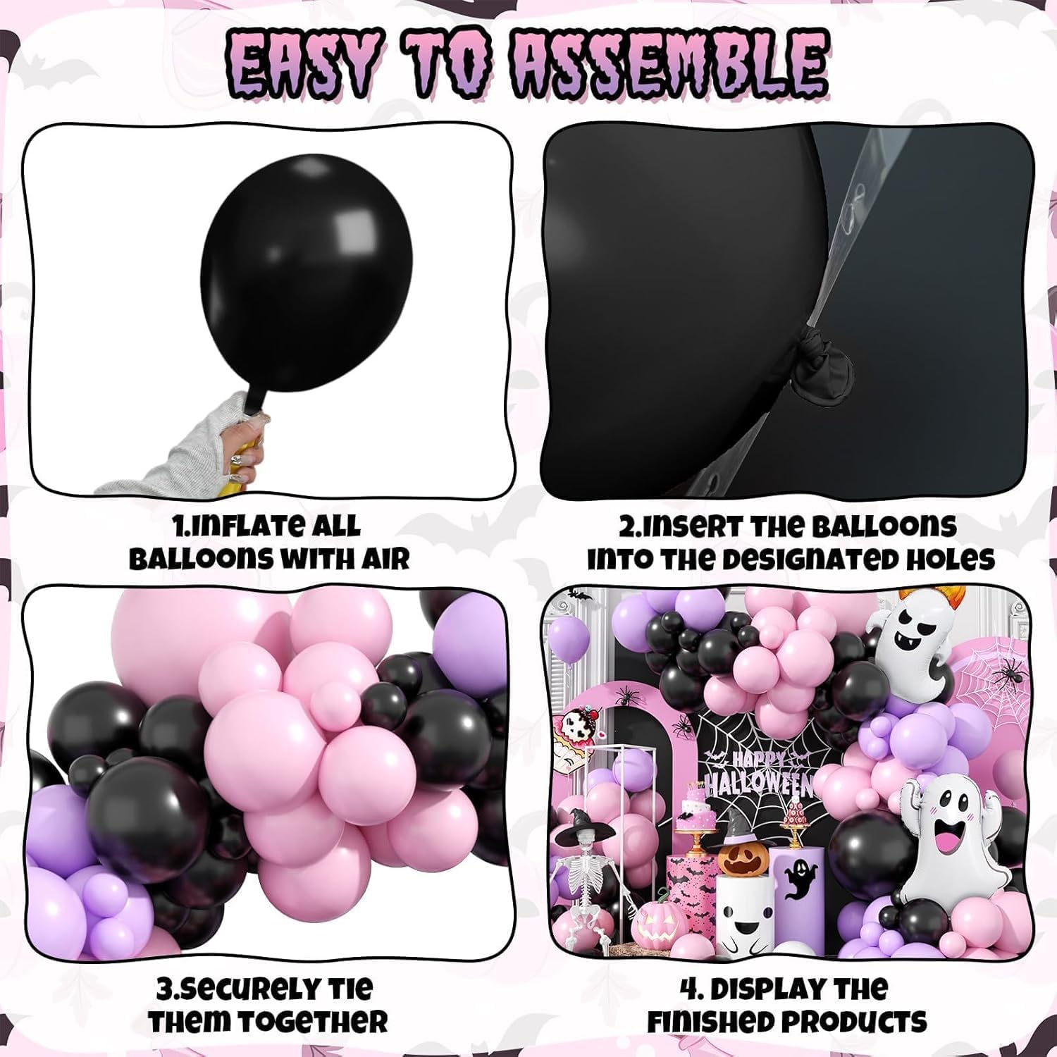 Halloween Balloon Arch Kit, Bl - Balloon Arch Kit 评论和价格