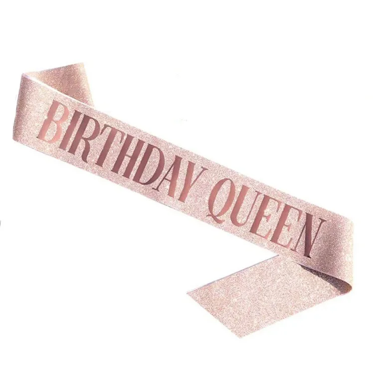 Birthday Queen Crown Girl Wome - Birthday Sash Glitter 评论和价格