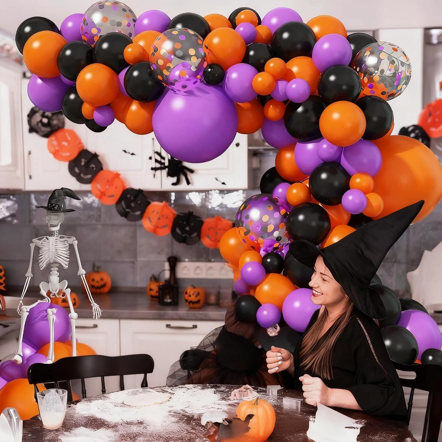 Jobkoo Halloween Balloon Arch  - Balloon Arch Kit 评论和价格