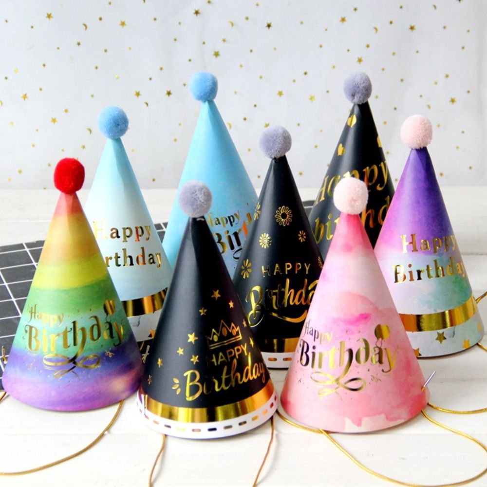 Happy Birthday Party Hats DIY  - Party Hat Cone 评论和价格