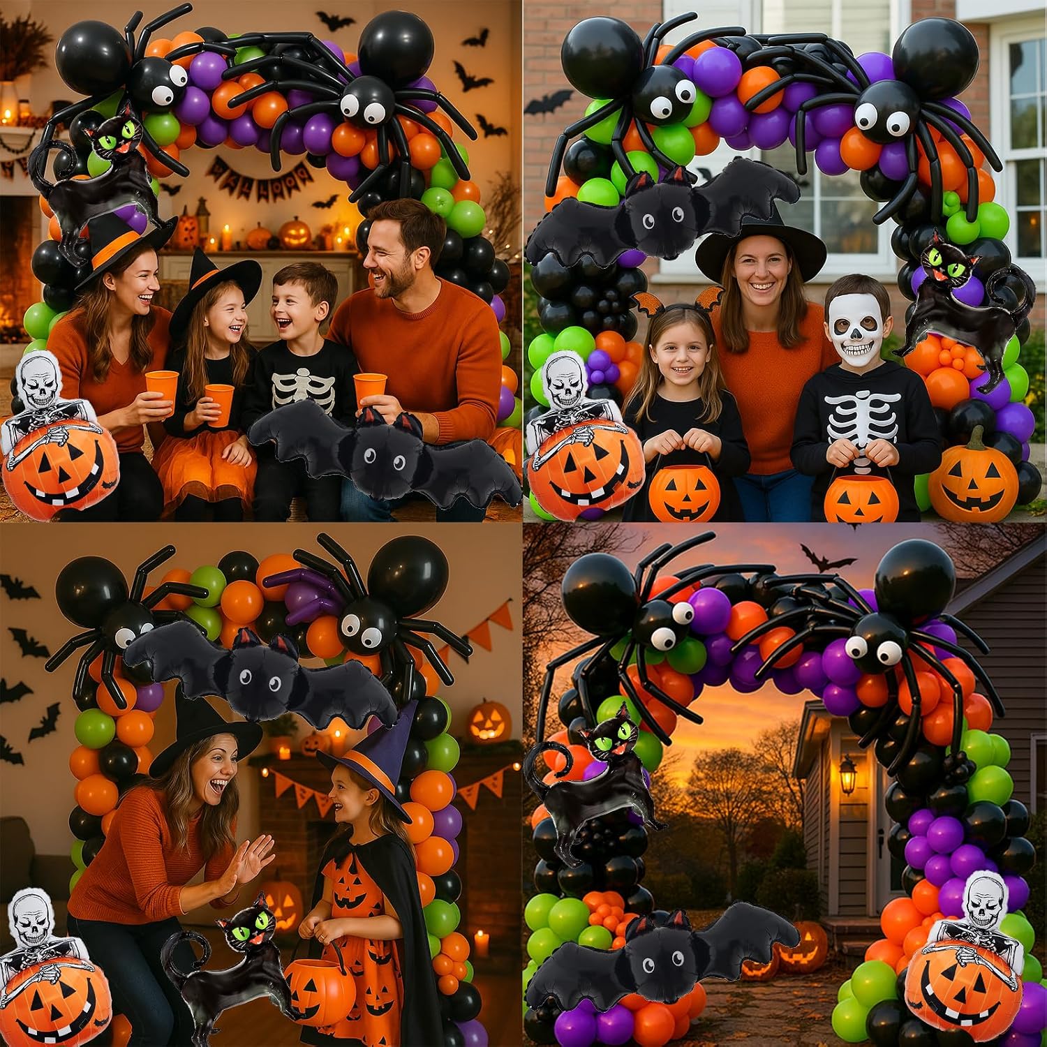 173pcs Halloween Balloon Garla - Balloon Arch Kit 评论和价格