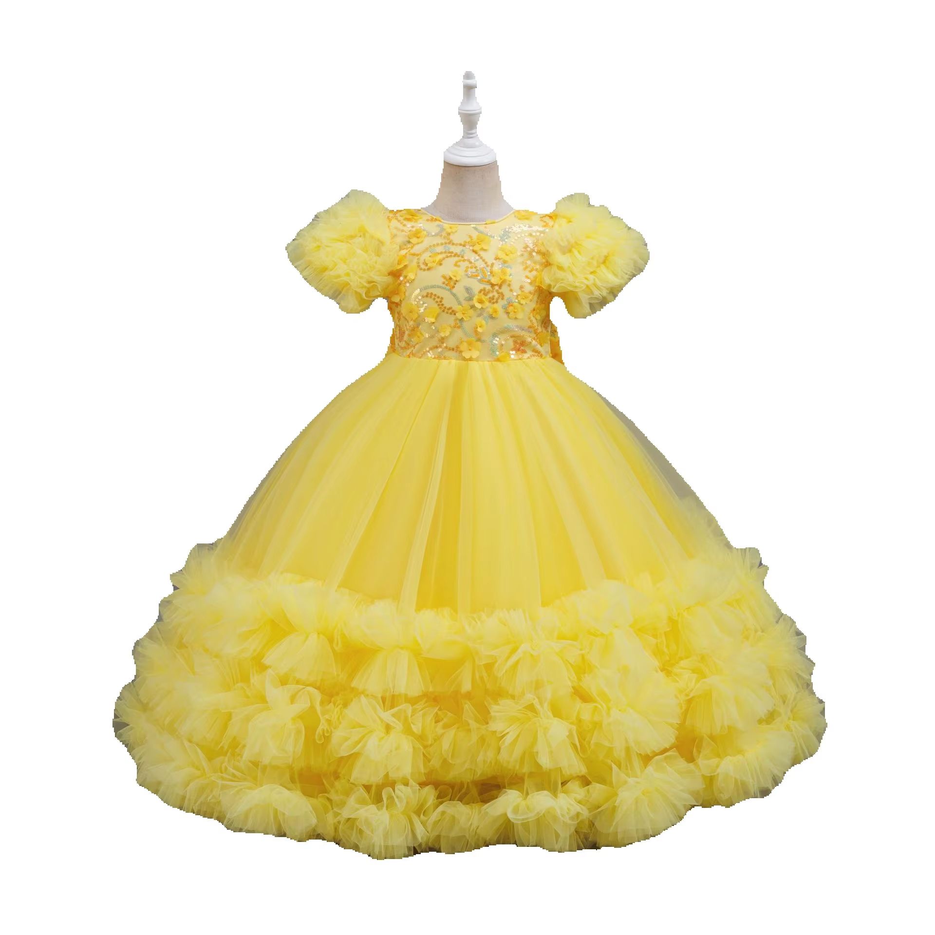 Girls Summer Yellow Sequin Wed - Glitter Tablecloth 评论和价格
